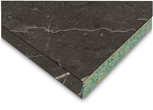 Столешница Slotex 3000x600x40 мм [UU/05] 5055 Active Marble