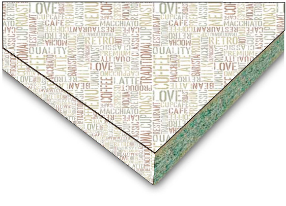 Столешница Slotex [DUO-X] 4200x1200x40 мм [UU/05] 8004 S Latte