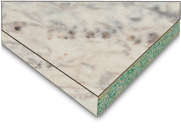 Столешница SolidTop [DUO-X] 3050x650x12 мм [Х0] 2384 Мрамор Греческий