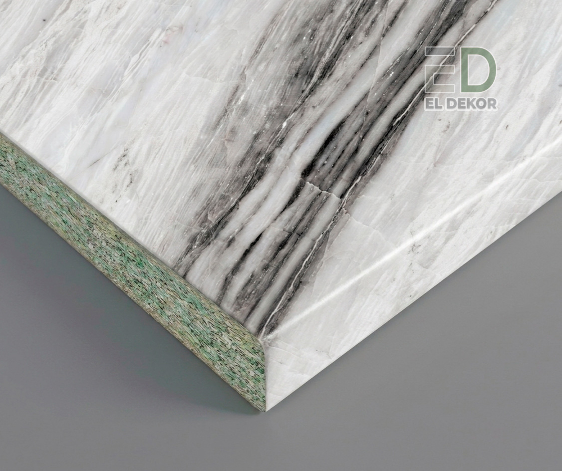 Столешница Slotex 4200x600x40 мм [ 00, W1/05] 8040 SL Crystal marble