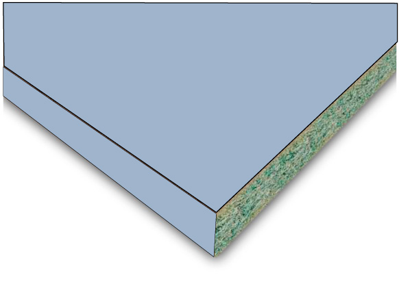 1039 6 Серо-голубой 
		h столешница 12x3050x650