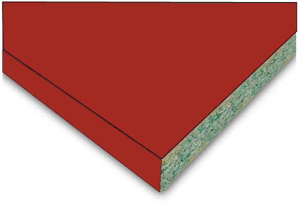 1030 V Красный 
		h столешница 12x3050x650