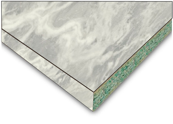 2341 Pt Мрамор Нуволато 
		h столешница 27, 40x3000x600