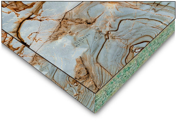 8087 Breccia Romano 
		g столешница 27, 40x3000x1200