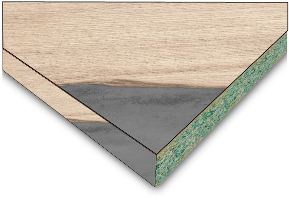 8117 Grey Fancy Oak 
		g столешница 27, 40x3000x1200