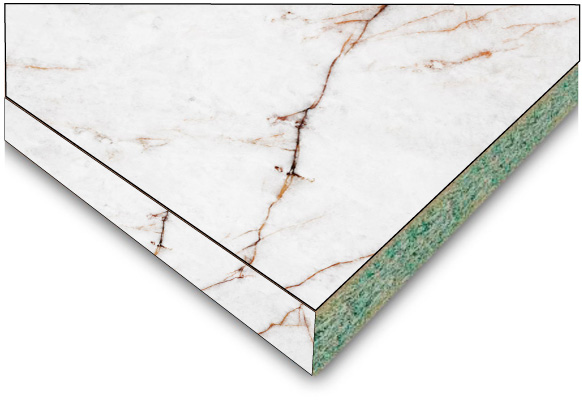 8106 Bianco Extra 
		f столешница 40x4200x800