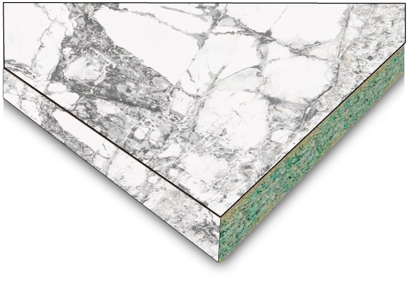 8097 Invisible Marble 
		f столешница 40x3000x1200