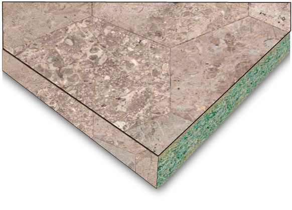 8044 R Hexastone 
		f столешница 40x3000x1200