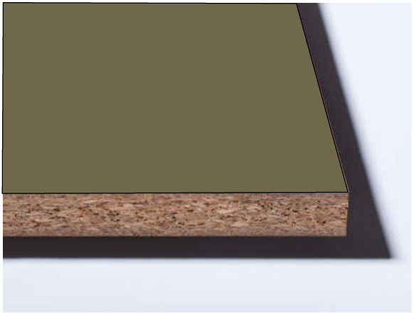 U645  Зелёная агава ЛДСП Эггер 2800х2070x18