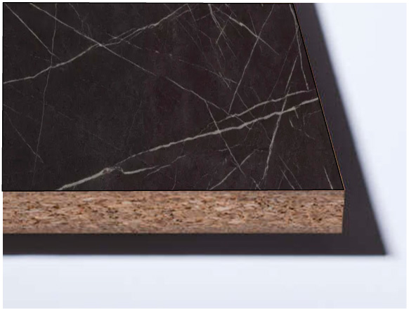 ЛДСП Эггер 2800х2070x18 F206 Камень Пьетра Гриджиа чёрный