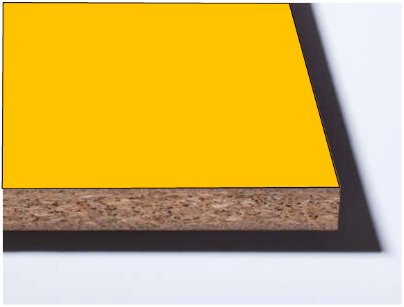 U114 Жёлтый бриллиант ЛДСП Эггер 2800х2070x18