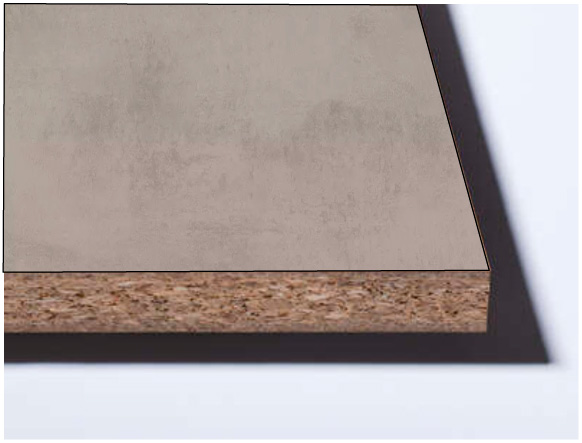 F638 Хромикс серебро ЛДСП Эггер 2800х2070x10