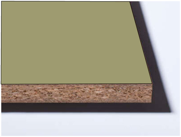 U640  Зелёный оливковый ЛДСП Эггер 2800х2070x10