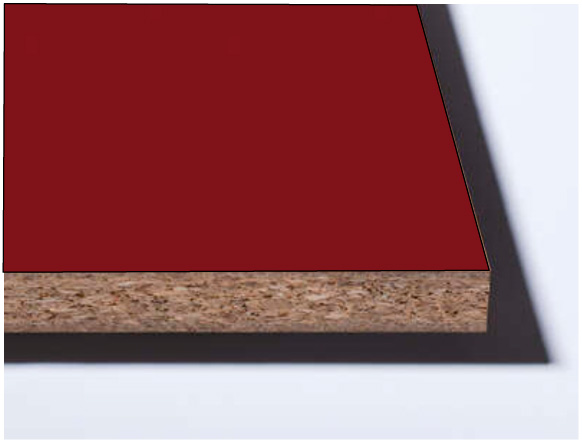 U399  Красный гранат ЛДСП Эггер 2800х2070x10