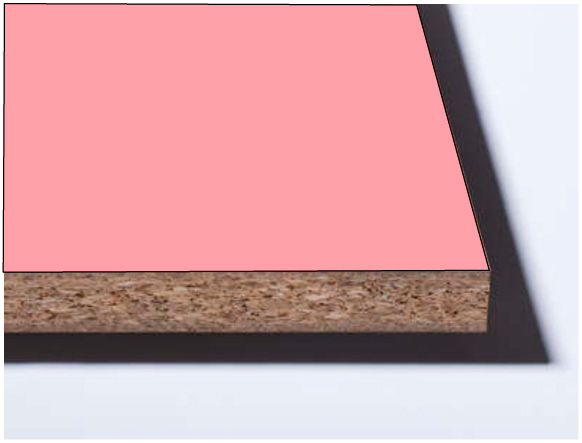 U363  Фламинго розовый ЛДСП Эггер 2800х2070x10