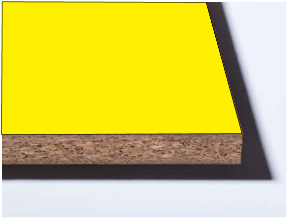 U131 Цитрусовый жёлтый ЛДСП Эггер 2800х2070x10