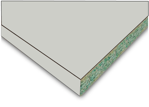 Столешница Slotex 4200x600x40 мм 1461 Пепельный