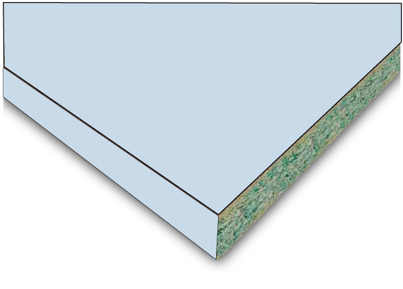 Столешница Slotex 4200x800x40 мм 1017 6 Небесный