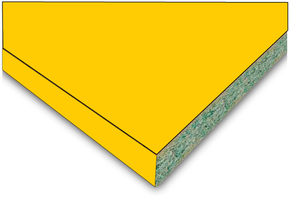 Столешница Slotex [DUO-Z] 4200x800x40 мм 1248 6 Ярко-желтый