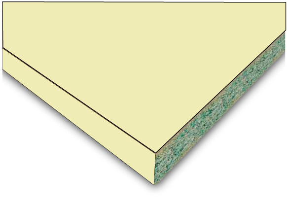 Столешница Slotex [DUO-Z] 4200x800x40 мм 1015 6 Светло-желтый