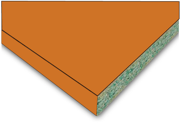 Столешница Slotex [DUO-Z] 4200x1200x40 мм 1036 6 Оранжевый