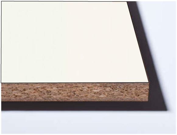 ЛДСП Эггер 2800х2070x10 W990 Белый кристалл ST9 Мягкий матовый