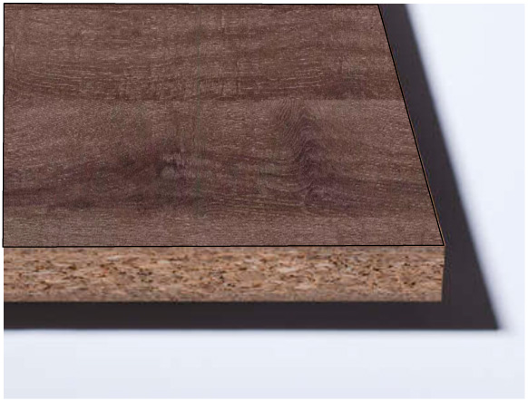 H1346  Дуб Шерман антрацит ЛДСП Эггер 2800х2070x8