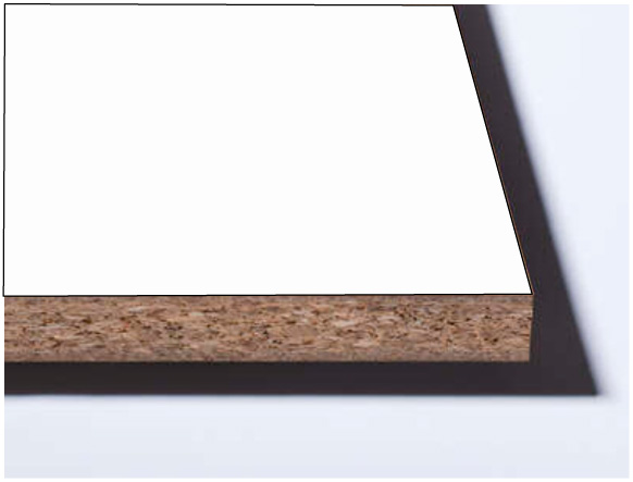 ЛДСП 2800х2070x10 К110 Белый  SM/PE