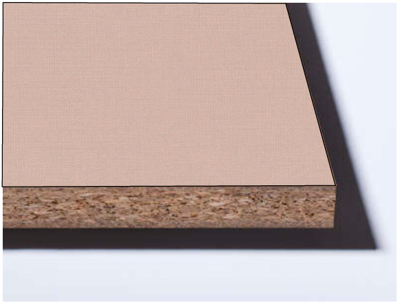 ЛДСП 2750х1830x25 Кремовый тканный D30100 VL