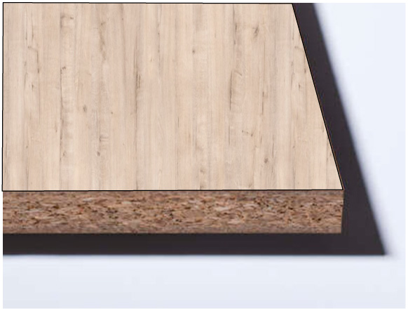 ЛДСП 2750х1830x10 Дуб Бунратти светлый D4068 SE/OW