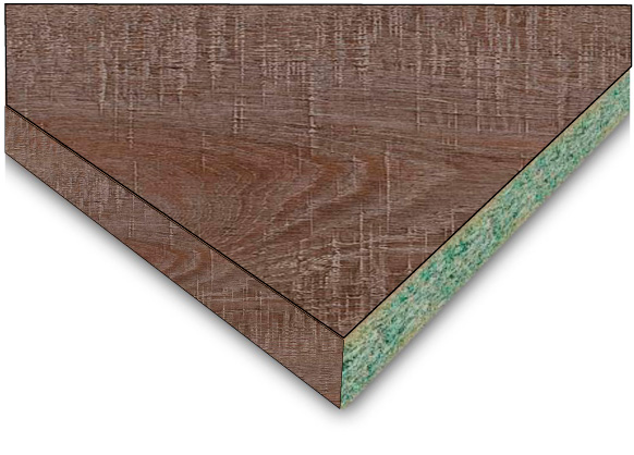 Столешница Slotex 4200x800x40 мм [ .00, U1/05] 7142_Дуб Соубери темный