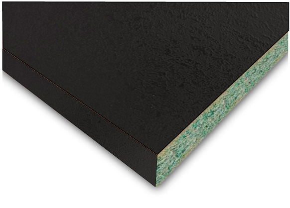 Столешница Slotex 4200x800x40 мм [UU/05] 1021 Q Черный