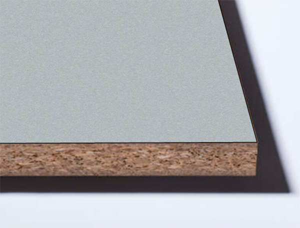 ЛДСП 2500х2070x16мм, декор: K522 Флэш алюминий