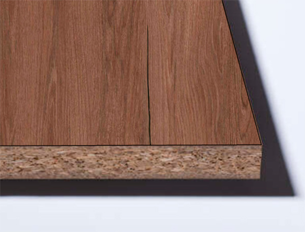 ЛДСП 2800х2070x10мм, декор: K554 Дуб Гудзон шоколадный