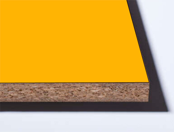 ЛДСП 2800х2070x25мм, декор: U163 Карри жёлтый