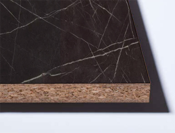 ЛДСП 2800х2070x25мм, декор: F206 Камень Пьетра Гриджиа чёрный