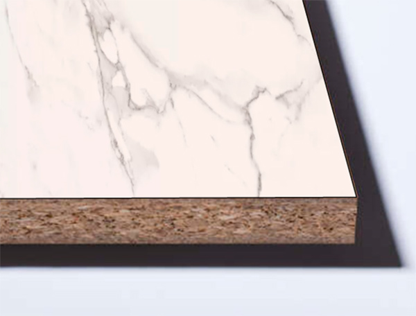 ЛДСП 2800х2070x25мм, декор: F800 Мрамор Кристалл