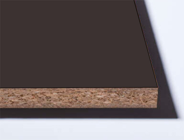 ЛДСП 2800х2070x16мм, декор: U899  Нежный чёрный