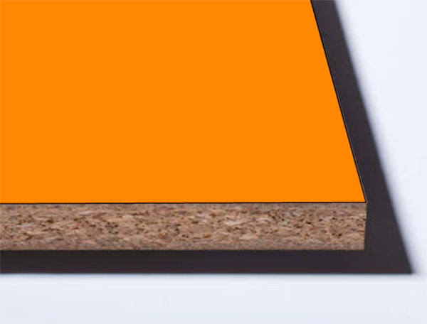 ЛДСП 2800х2070x16мм, декор: U332 Оранжевый