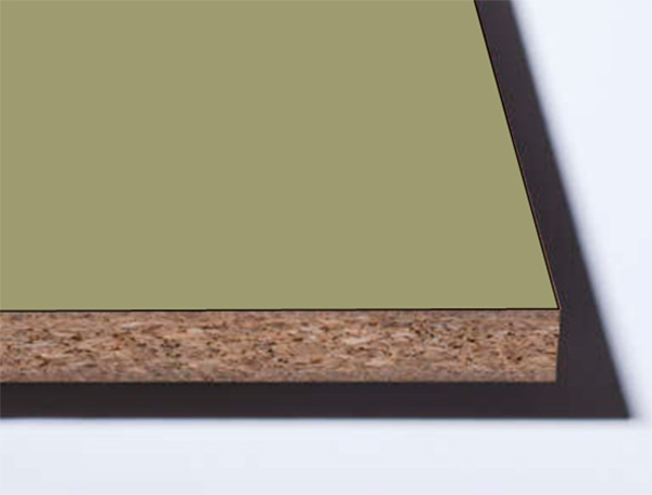 ЛДСП 2800х2070x16мм, декор: U640  Зелёный оливковый