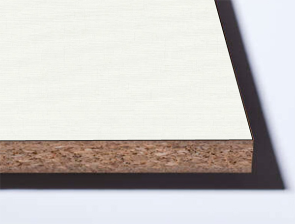 ЛДСП 2800х2070x16мм, декор: F422  Лён белый