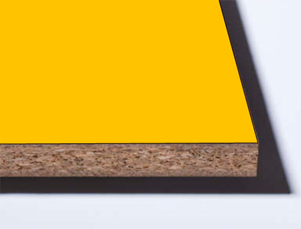 ЛДСП 2800х2070x8мм, декор: U114 Жёлтый бриллиант