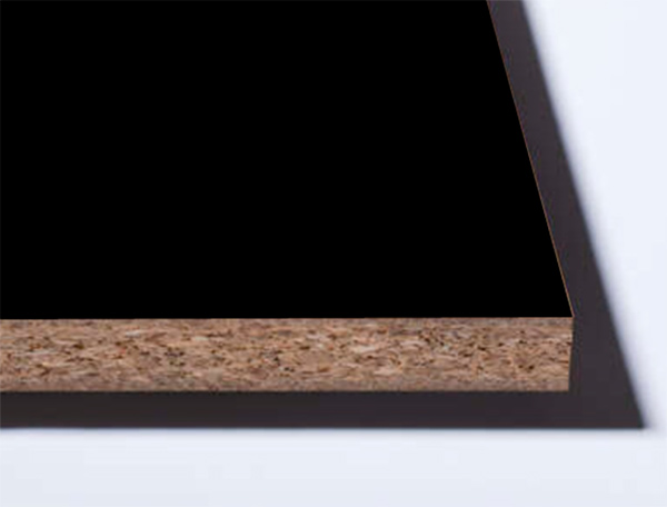 ЛДСП 2800х2070x8мм, декор: U999  Чёрный